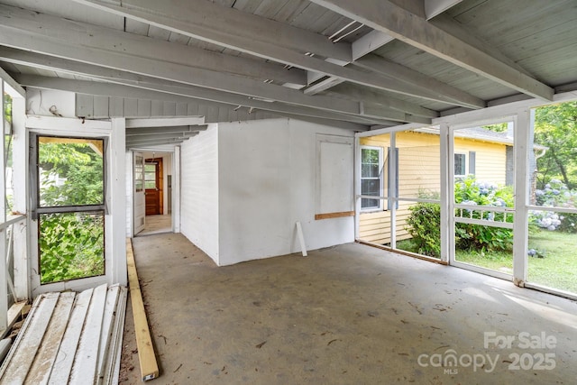 310 S Spencer Ave, Spencer, NC 28159 - view of unfurnished sunroom