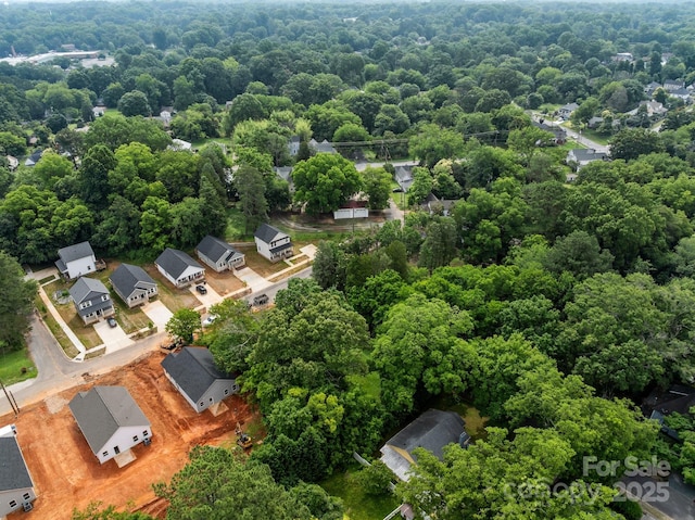 310 S Spencer Ave, Spencer, NC 28159 - aerial view of residential area featuring a forest