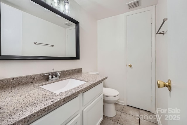 6221 Round Hill Rd, Charlotte, NC 28211 - half bathroom featuring vanity and tile patterned floors