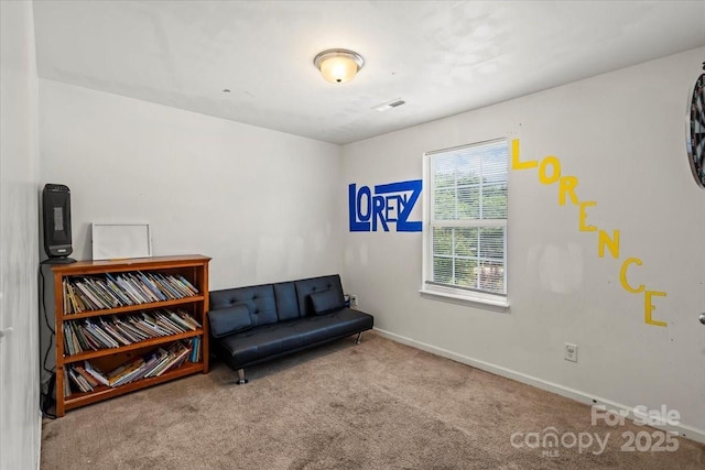 9612 Old Dowd Rd, Charlotte, NC 28214 - sitting room with carpet and baseboards