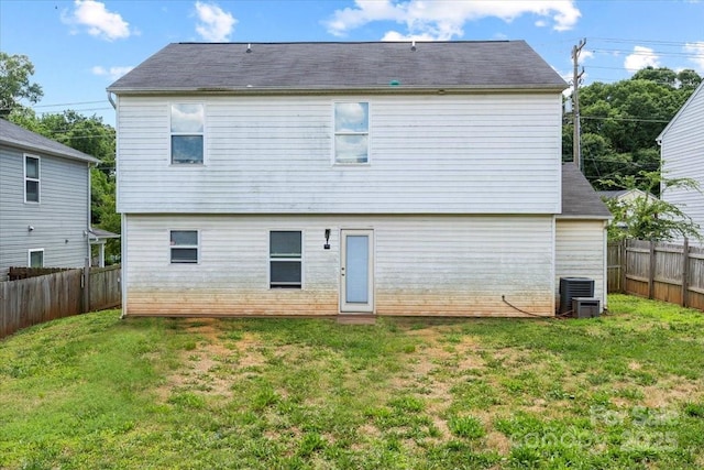 9612 Old Dowd Rd, Charlotte, NC 28214 - rear view of house with central air condition unit