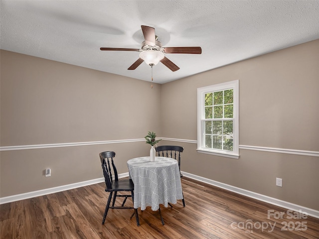 181 Junaluska Oaks Dr, Waynesville, NC 28786 - dining room with a ceiling fan and wood finished floors
