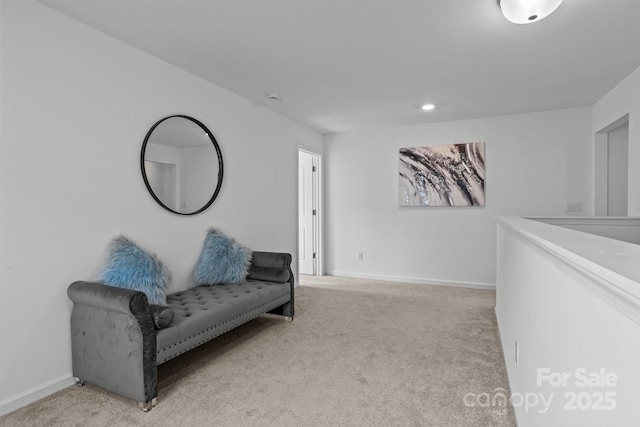 3127 Pinehills Way, Mount Holly, NC 28120 - living area with carpet flooring and baseboards