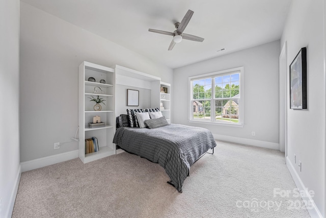 1702 Batson Creek Ln, Weddington, NC 28104 - bedroom with carpet flooring and ceiling fan
