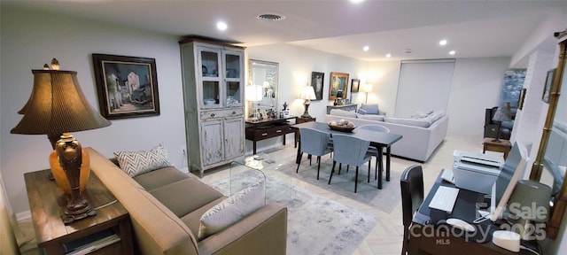 308 Woodfield Dr, Asheville, NC 28803 - living area with recessed lighting