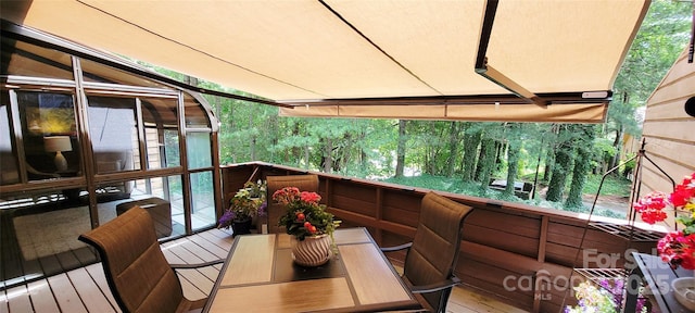 308 Woodfield Dr, Asheville, NC 28803 - balcony with outdoor dining area