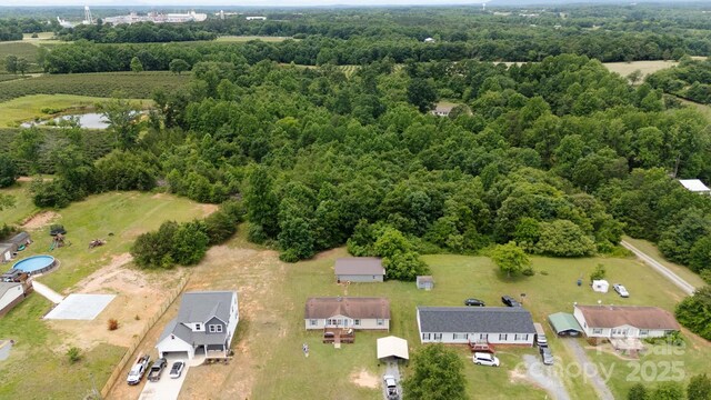 1007 W Cabaniss Rd, Shelby, NC 28150 - view of property location with a nearby body of water and a forest