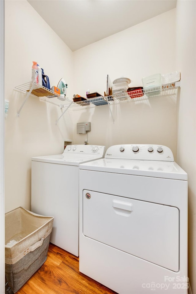 1003 Silver Springs Rd, Fort Mill, SC 29715 - laundry room featuring light wood-style flooring and washing machine and clothes dryer