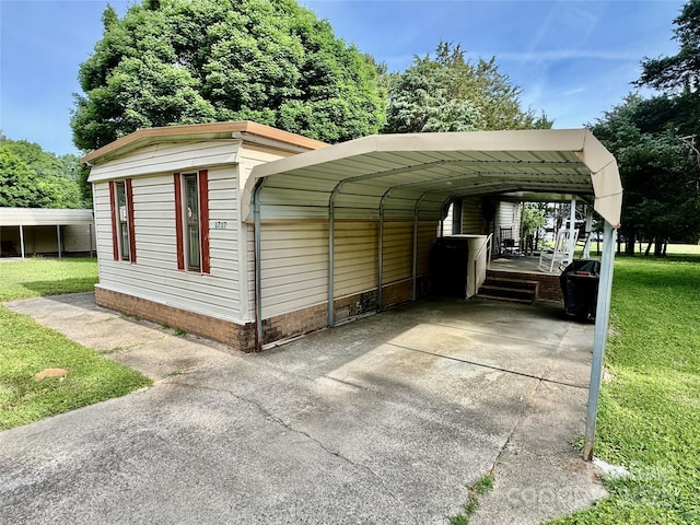 1733 S NC-16 Business Hwy, Stanley, NC 28164 - view of car parking with a detached carport and concrete driveway