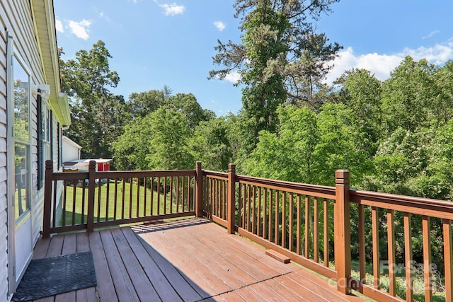 85 Star Flower Rd, Alexander, NC 28701 - view of deck