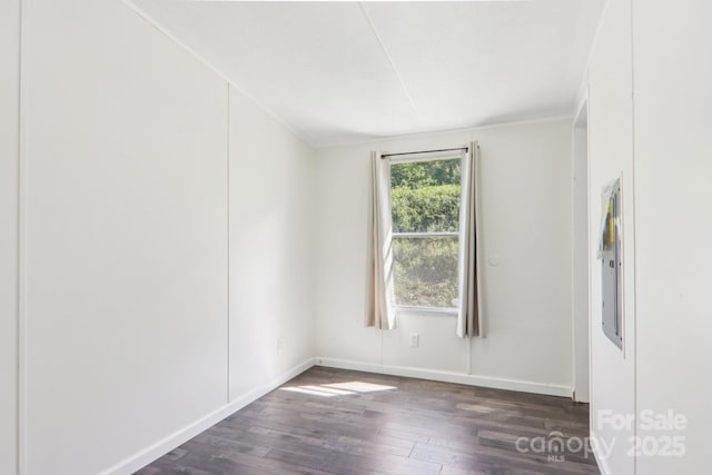 85 Star Flower Rd, Alexander, NC 28701 - spare room with dark wood-style flooring and baseboards