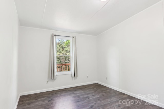 85 Star Flower Rd, Alexander, NC 28701 - unfurnished room featuring wood finished floors, baseboards, and ornamental molding