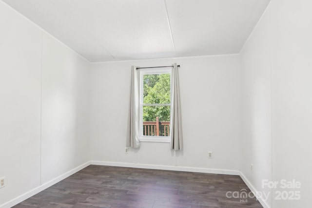 85 Star Flower Rd, Alexander, NC 28701 - unfurnished room featuring dark wood-type flooring and baseboards