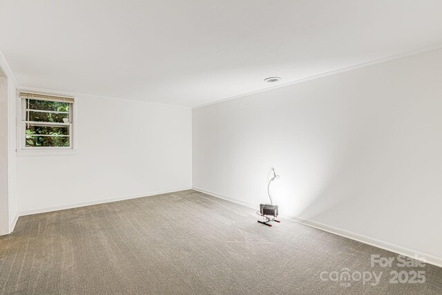 38 Westridge Dr, Asheville, NC 28803 - carpeted empty room featuring crown molding and baseboards