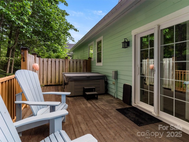 7 Oakhaven Ter, Asheville, NC 28803 - deck with a hot tub