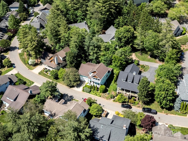 7 Oakhaven Ter, Asheville, NC 28803 - aerial view of property's location with nearby suburban area