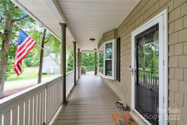 832 Kemp Rd, Mooresville, NC 28117 - view of wooden porch