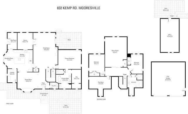832 Kemp Rd, Mooresville, NC 28117 - view of property floor plan