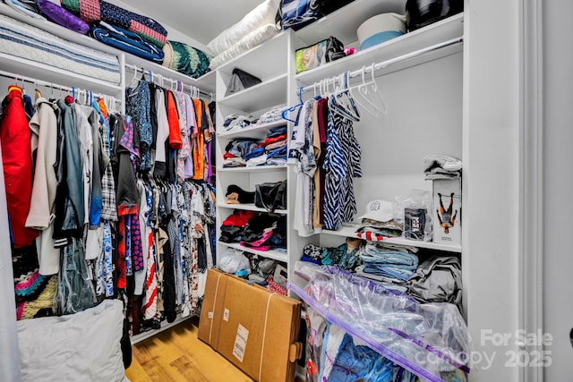 226 Stockwood Ln, Stanley, NC 28164 - walk in closet with wood finished floors
