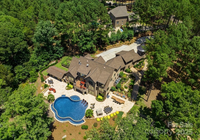 1220 Broadside Rd, York, SC 29745 - bird's eye view of a pool
