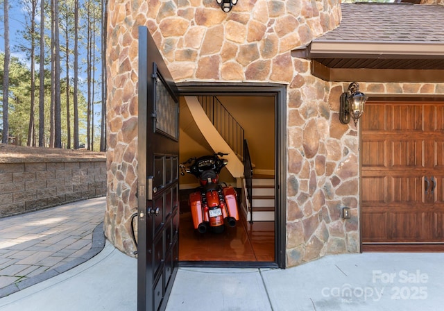 1220 Broadside Rd, York, SC 29745 - entrance to property featuring stone siding