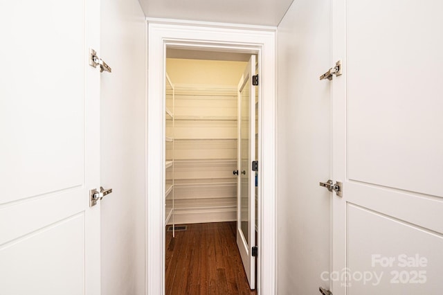 4431 1st Street Dr NW, Hickory, NC 28601 - spacious closet with dark wood-type flooring