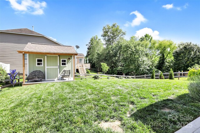 2210 Winding River Dr, Charlotte, NC 28214 - view of yard