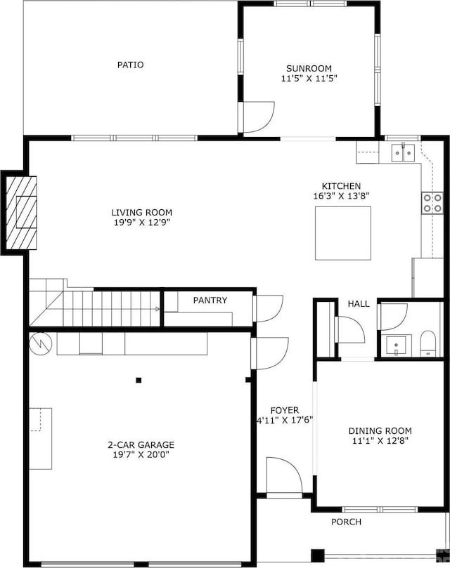 2210 Winding River Dr, Charlotte, NC 28214 - floor plan / room layout