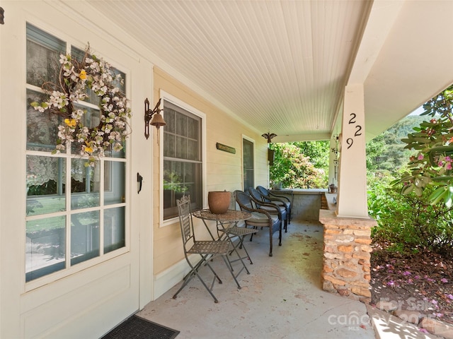 229 Crabtree Mountain Rd, Canton, NC 28716 - view of covered porch