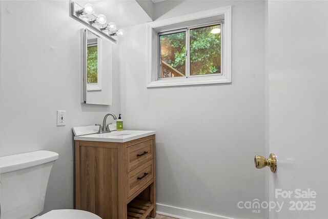 34 Westridge Dr, Asheville, NC 28803 - bathroom with healthy amount of natural light, vanity, and toilet