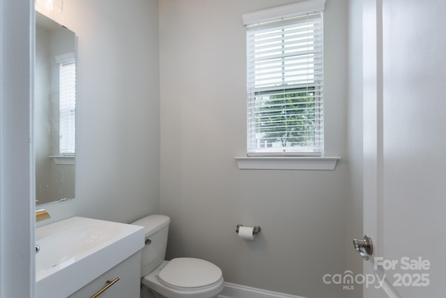1211 Gold Rush Ct, Fort Mill, SC 29708 - bathroom with vanity, toilet, and baseboards