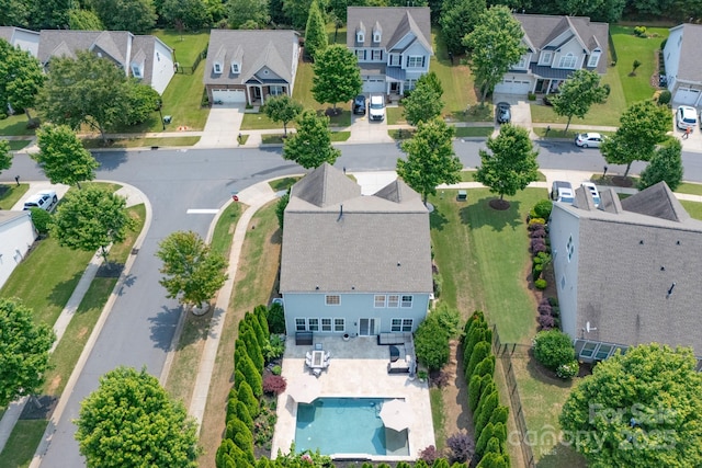 1211 Gold Rush Ct, Fort Mill, SC 29708 - aerial perspective of suburban area with a pool