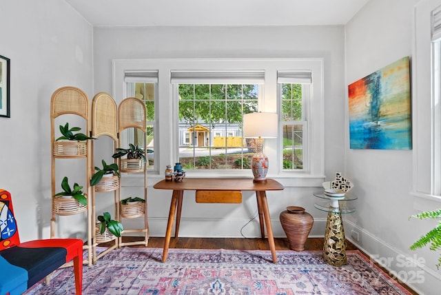 140 Pennsylvania Ave, Asheville, NC 28806 - office area featuring wood finished floors and baseboards