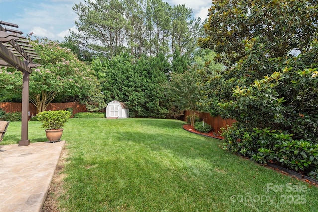 8115 Wilburn Ct, Charlotte, NC 28277 - view of yard with a pergola