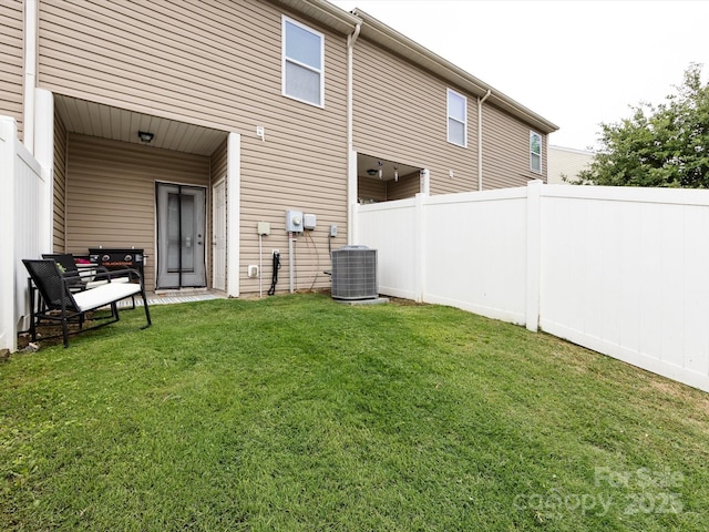 13422 Calloway Glen Dr, Charlotte, NC 28273 - view of yard featuring central air condition unit