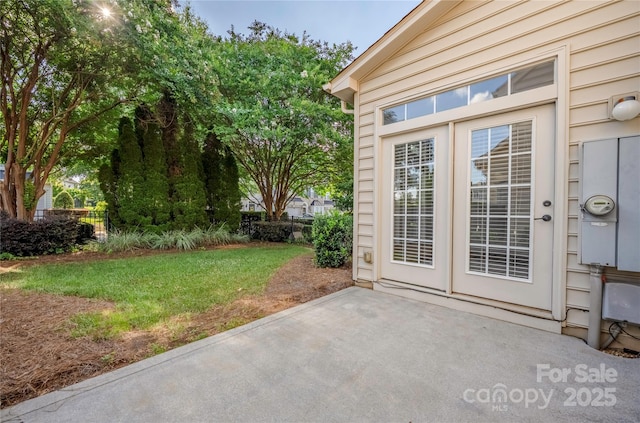 6416 Union Station Ct, Charlotte, NC 28210 - doorway to property featuring a patio