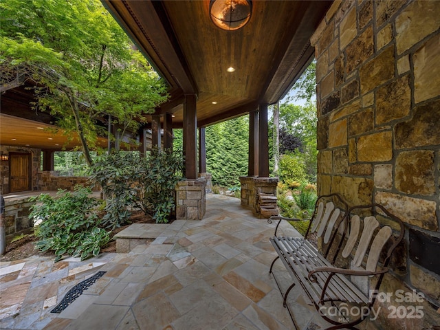 41 Chimney Pt, Lake Toxaway, NC 28747 - view of porch