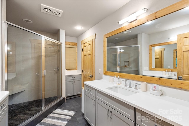 75 Indigo Bunting Ct, Tuckasegee, NC 28783 - full bathroom featuring vanity and a shower stall