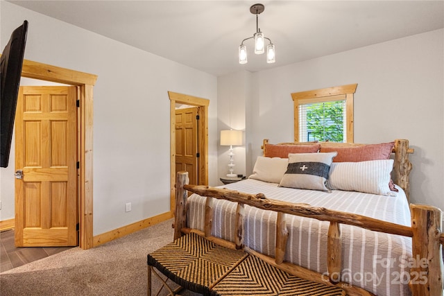 75 Indigo Bunting Ct, Tuckasegee, NC 28783 - carpeted bedroom with baseboards