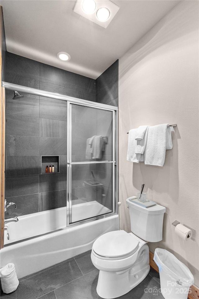 75 Indigo Bunting Ct, Tuckasegee, NC 28783 - full bath with shower / bath combination with glass door and tile patterned flooring