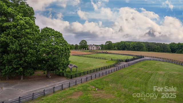 1100 Glen Oaks Dr, Hamptonville, NC 27020 - view of yard featuring a view of rural / pastoral area