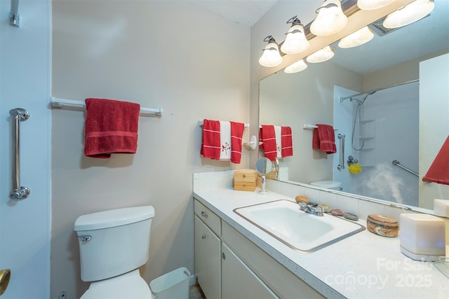 52 Oakhurst Rd, Arden, NC 28704 - full bathroom with toilet, vanity, and a shower