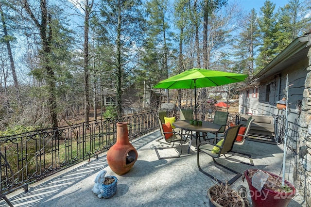52 Oakhurst Rd, Arden, NC 28704 - view of patio / terrace featuring outdoor dining space