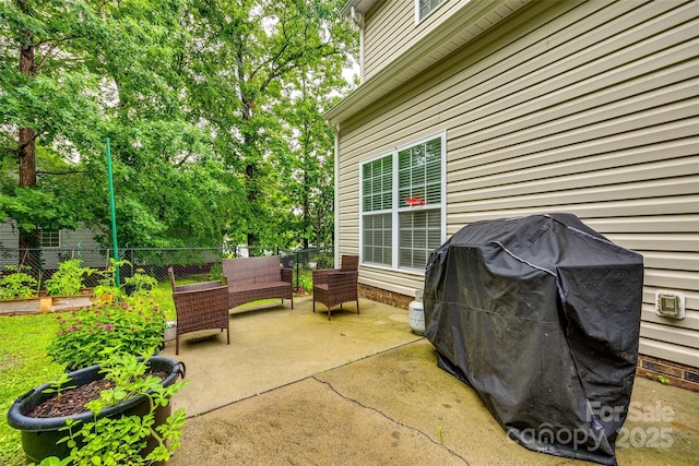 1206 Craig Ave, Lancaster, SC 29720 - view of patio with a grill