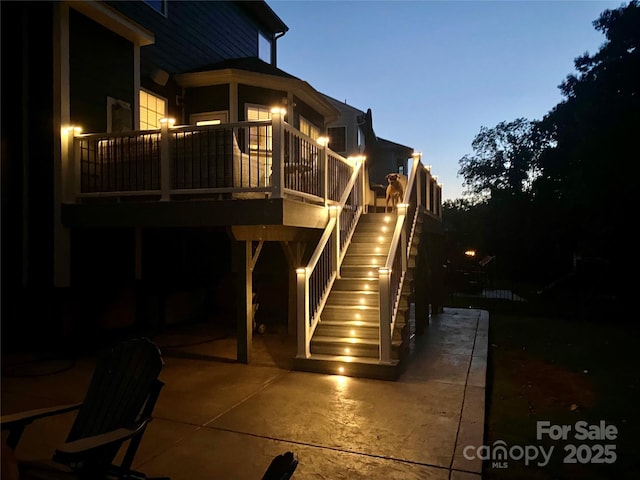 645 Brookhaven Dr, Fort Mill, SC 29708 - view of patio / terrace featuring stairway