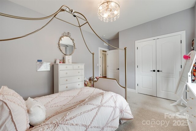 645 Brookhaven Dr, Fort Mill, SC 29708 - bedroom with carpet and a closet