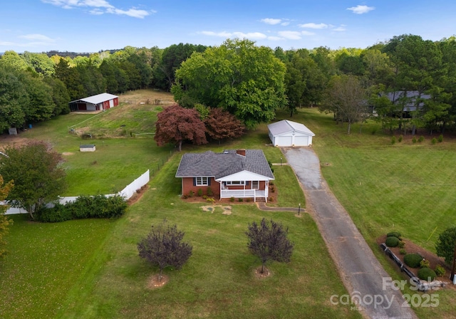 5170 Woodleaf Rd, Salisbury, NC 28147 - aerial view of sparsely populated area