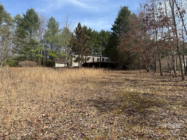 275 Taylor Rd, Franklin, NC 28734 - view of yard featuring a deck