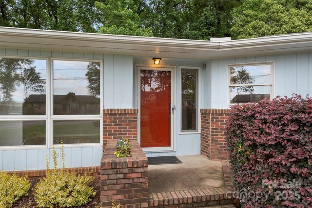 2666 Providence Dr, Gastonia, NC 28052 - property entrance with brick siding