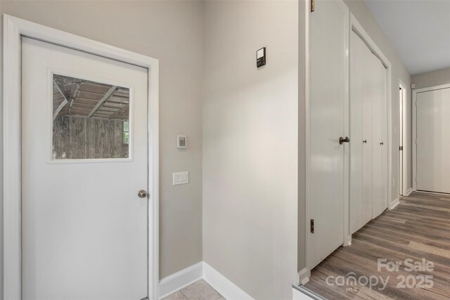 2666 Providence Dr, Gastonia, NC 28052 - corridor featuring baseboards and light wood-style flooring